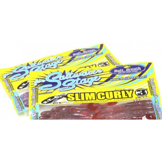 Bait Breath Slim Curly 3.0 Color S834 GOBBY