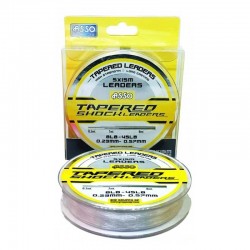 Surf Tapered Leaders Asso Transparente 0.23/0.57 mm