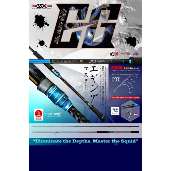 Caña Xzoga Blastino Egi 83M2 Eging 