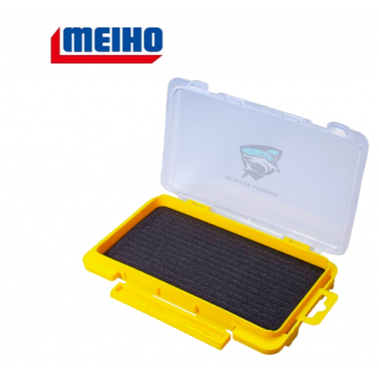 Caja Meiho Slit Form Case Amarillo Caja Porta-Señuelos