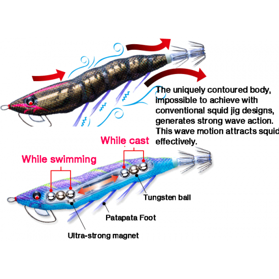 Duel ez-Q® MAGNET TG Color TM Jibioneras Yo-Zuri / Duel